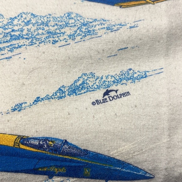 Early 90’s Navy Blue Angels T shirt. Global basic. - Picture 6 of 10